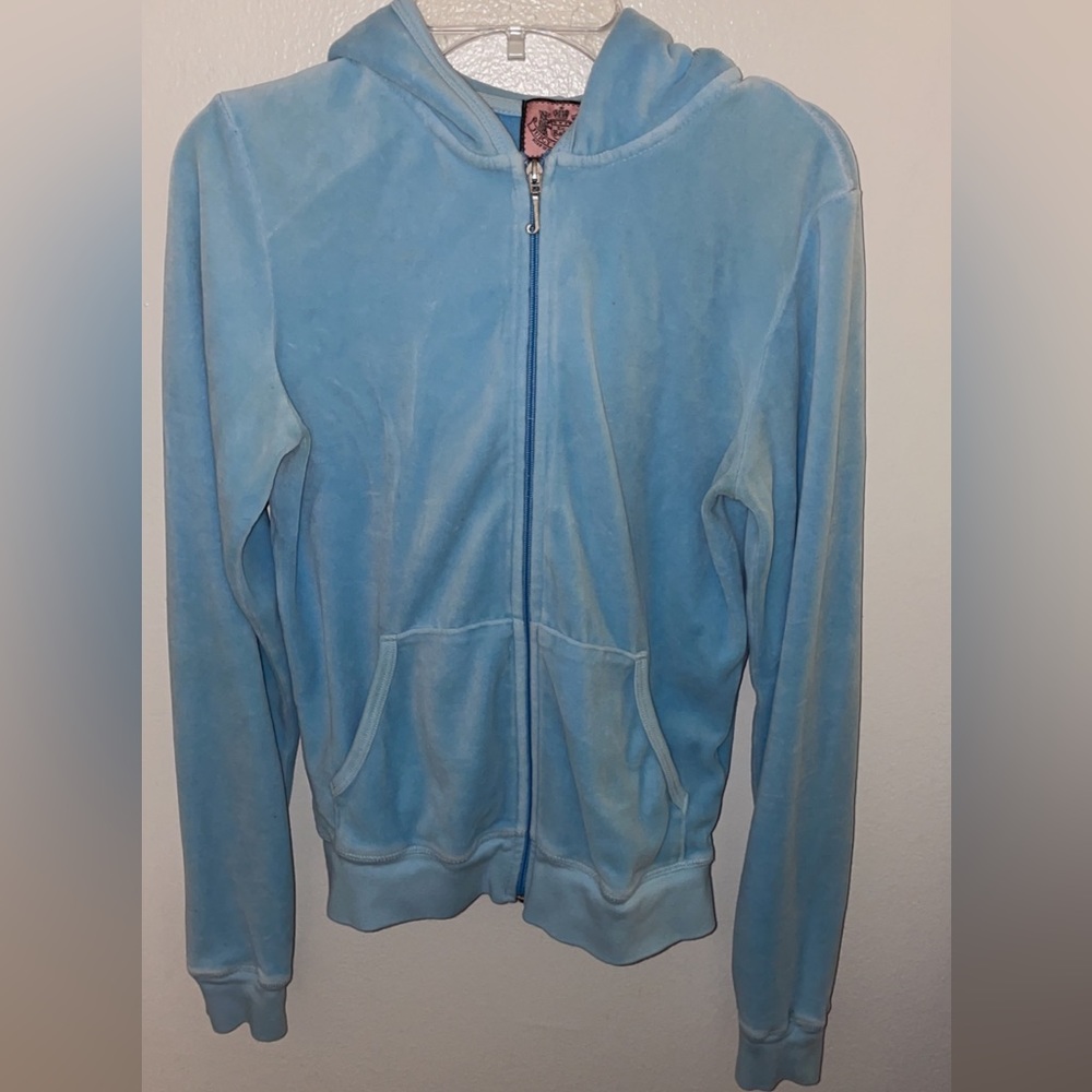 Vintage Baby Blue Juicy Zip Up